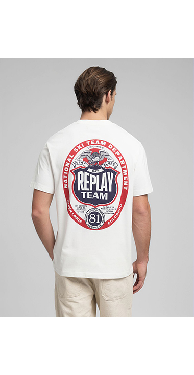 リラックスフィット ヘビーコットンジャージーグラフィック Tシャツ 詳細画像 ホワイト 2